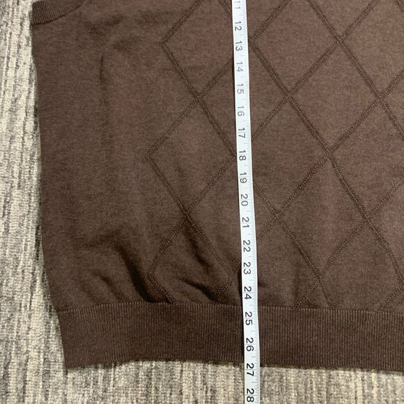 Vintage Y2K Roundtree & Yorke Men's XL 100% Cotton Vest Jacket‎ Grandpa Core - Picture 4 of 5